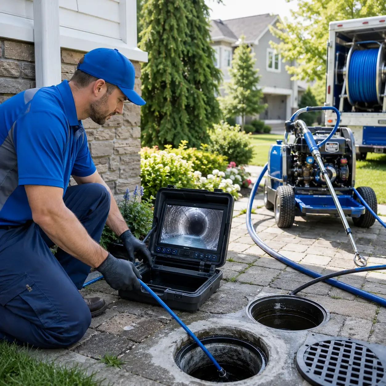 Outdoor drain cleaning professionals serving Grifton, NC
